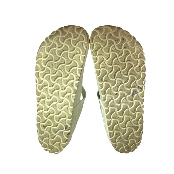 Birkenstock Gizeh Sandals White EVA Flip Flops US 8 EU39 Made In Germany - Picture 4 of 6